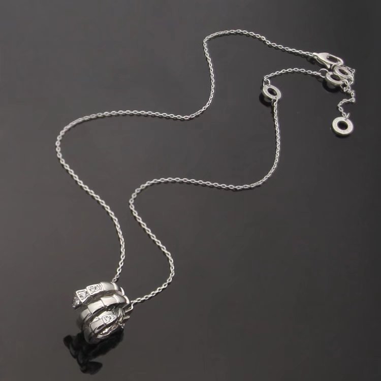 BVN01 Snake Head Necklace Jewelry with Diamond Jewelry