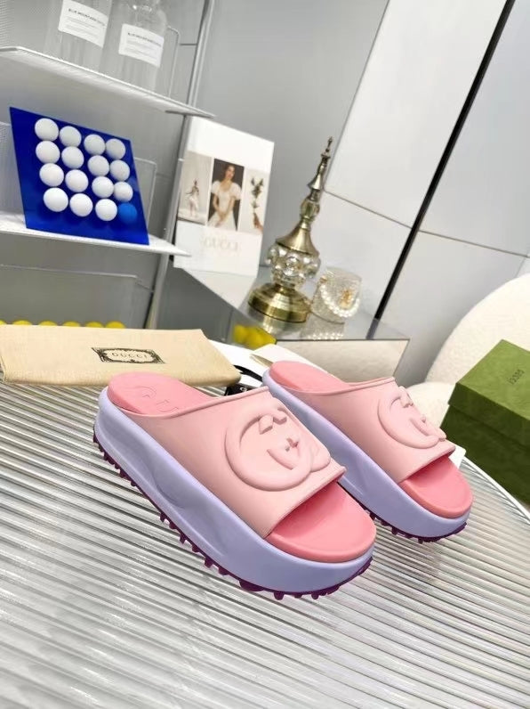 GGS19 Women 4-5CM shoes 36-41 with packing slippers