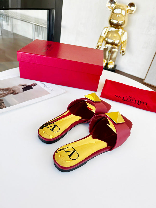 SHVS2 Women slipper Shoes Rubber sole or leather sole with all packing