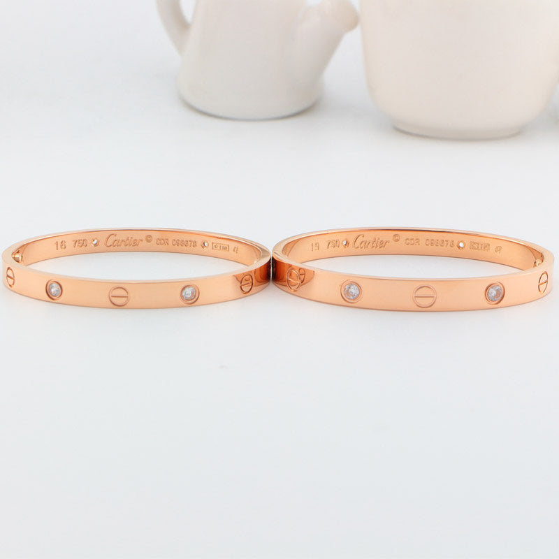 CAB15 brand bangle LOVE bracelet screw bracelet with screwdriver The most classic bangle 316L steel 18K gold plated Jewelry 15-22cm