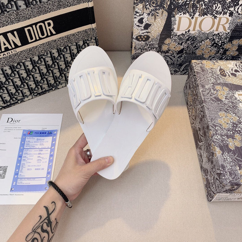 MJDS18 Leather slippers Women shoes 35-42 With box