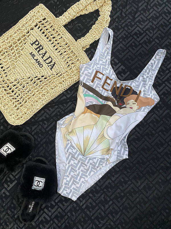 FD44 New summer women's swimwear one-piece swimsuit bikini