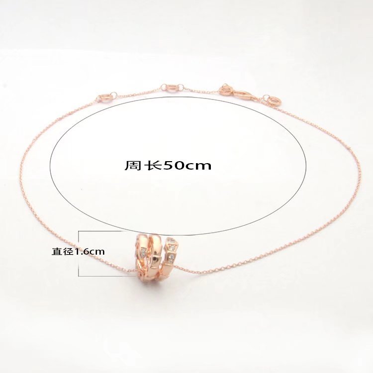 BVN01 Snake Head Necklace Jewelry with Diamond Jewelry