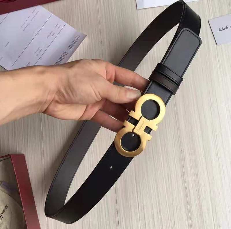 FBL4 Real leather 3.5CM 95-125CM Belt with all packing