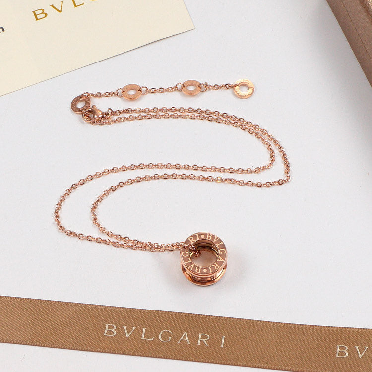 BVN32 Necklace 316L steel plating gold necklace Jewelry