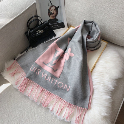 XLC19 cashmere blend 65-180CM Scarf Can choose box