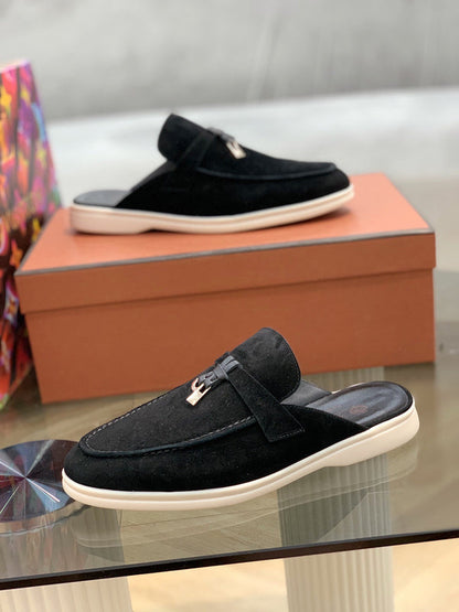 GLS18 Leather shoes Women35-42 Man40-45 Slipper with box
