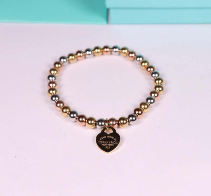 TB91 Bracelet 316L steel plating gold Bangle Jewelry