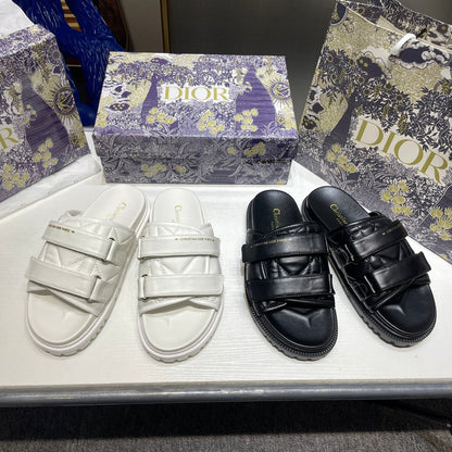 MJDS03 Women slipper Leather Shoes 35-40 with box