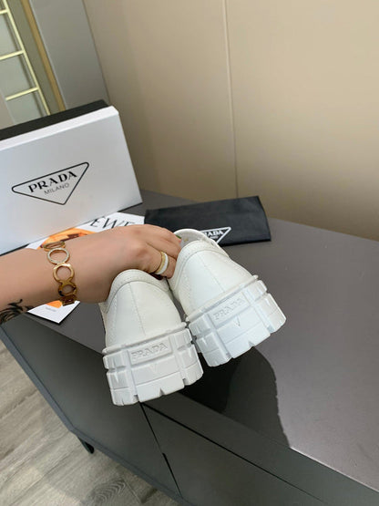 MJPS10 Women 35-40 Shoes 5CM Leather shoes With Box