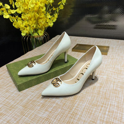 GGS14 Women Leather 7.5CM shoes size 36-40 with box