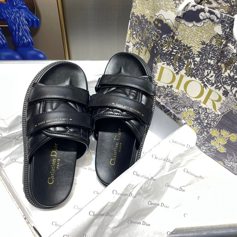 MJDS03 Women slipper Leather Shoes 35-40 with box