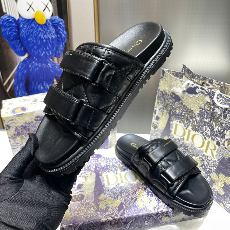 MJDS03 Women slipper Leather Shoes 35-40 with box