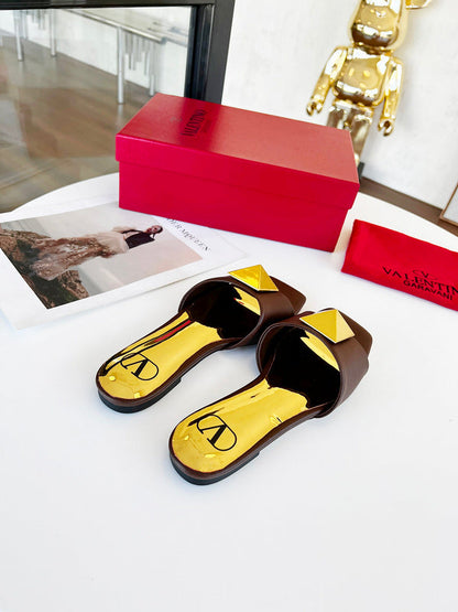SHVS2 Women slipper  Shoes Rubber sole or leather sole with all packing