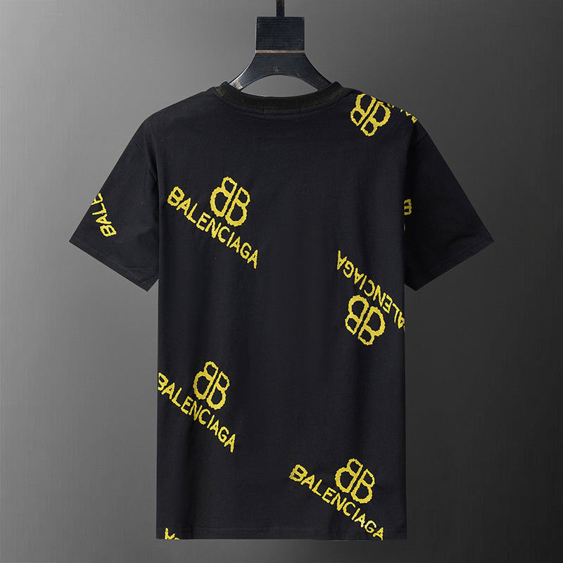 BAC23 New men's short sleeved polo top+shorts clothing