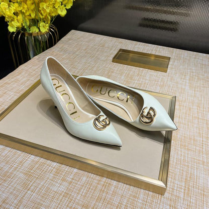 GGS14 Women Leather 7.5CM shoes size 36-40 with box