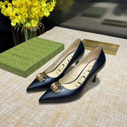 GGS14 Women Leather 7.5CM shoes size 36-40 with box