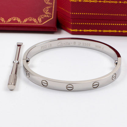 CAB15 brand bangle LOVE bracelet screw bracelet with screwdriver The most classic bangle 316L steel 18K gold plated  Jewelry 15-22cm