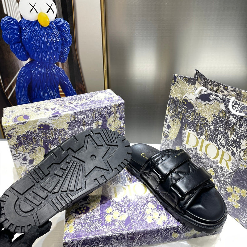 MJDS03 Women slipper Leather Shoes 35-40 with box