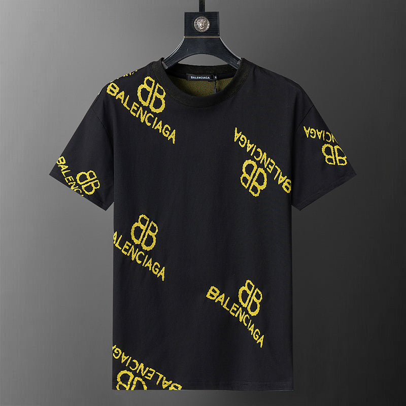 BAC23 New men's short sleeved polo top+shorts clothing