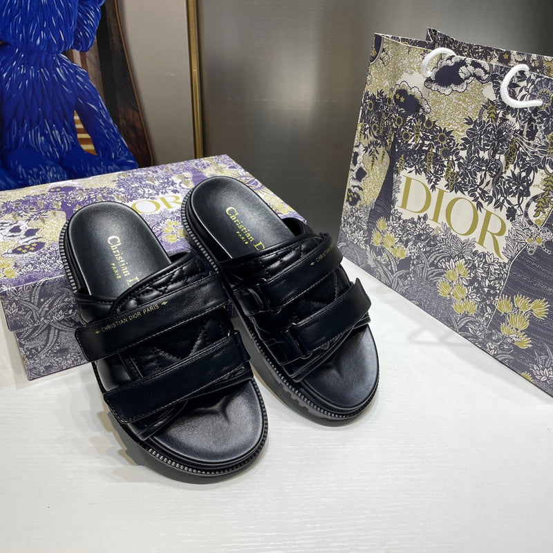 MJDS03 Women slipper Leather Shoes 35-40 with box