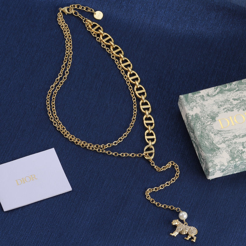 DN6 Necklace copper plating gold Jewelry