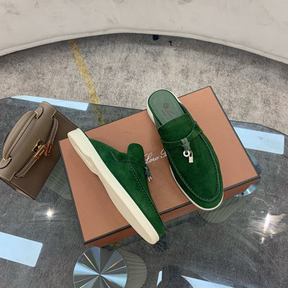 GLS18 Leather shoes Women35-42 Man40-45 Slipper with box
