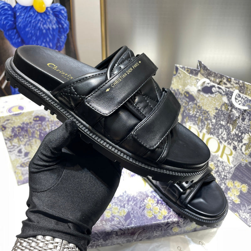 MJDS03 Women slipper Leather Shoes 35-40 with box