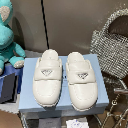 MJPS3 Leather Women Slippers 35-41 shoes With box
