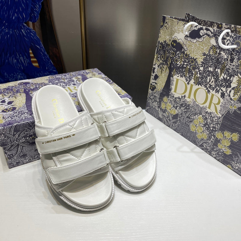 MJDS03 Women slipper Leather Shoes 35-40 with box
