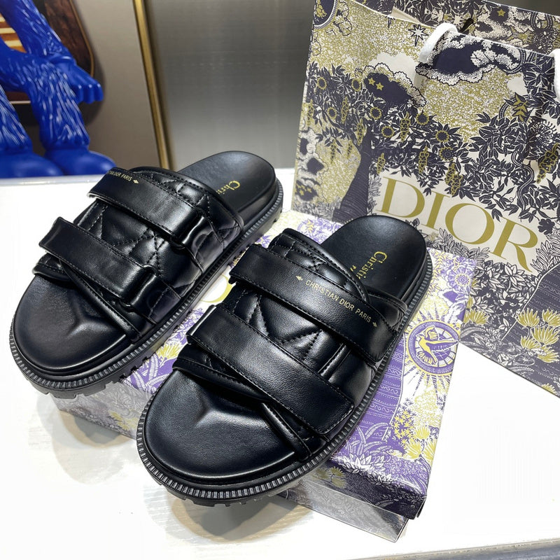 MJDS03 Women slipper Leather Shoes 35-40 with box