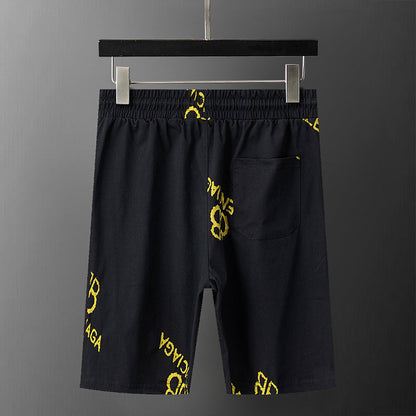 BAC23 New men's short sleeved polo top+shorts clothing