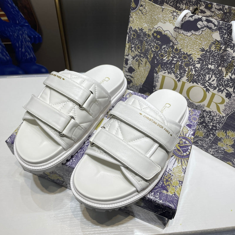 MJDS03 Women slipper Leather Shoes 35-40 with box