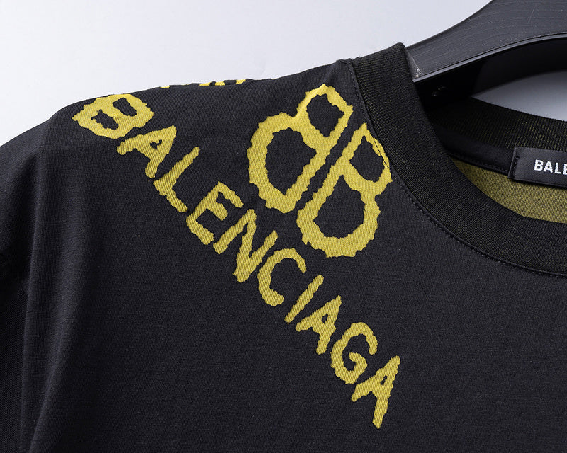 BAC23 New men's short sleeved polo top+shorts clothing